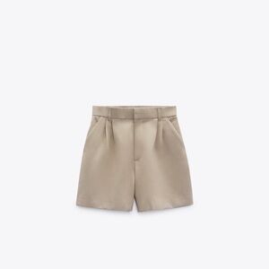 Zara linen blend short